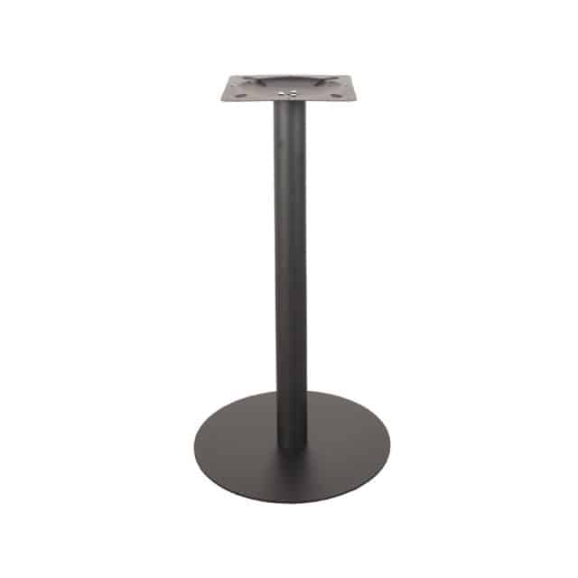 Esstischbein Einzel 8211 Schwarz 8211 Metall 8211 Rund 8211 92 Cm 8211 Label51 8211 Rhb Home Amp Living