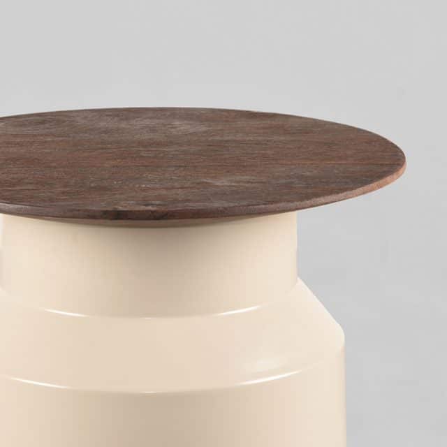 Beistelltisch Jik 8211 Beige 8211 Mangoholz 8211 Rhb Home Amp Living