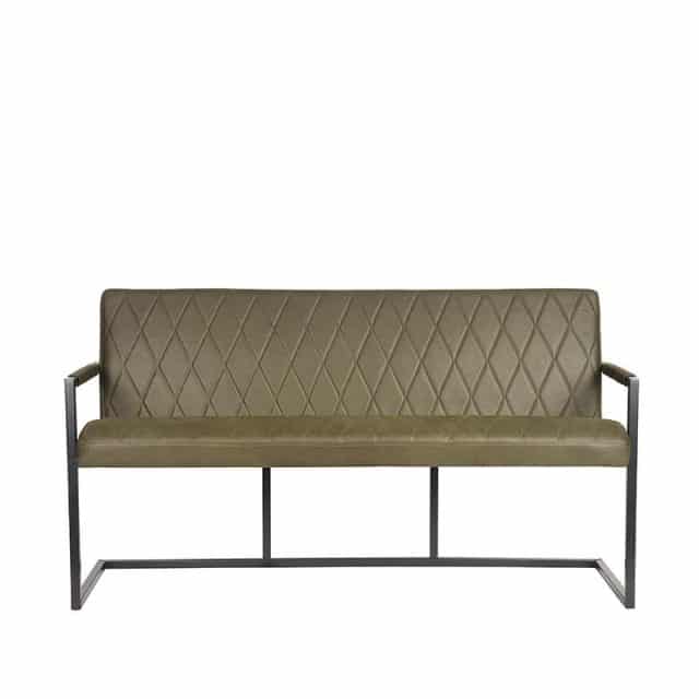 Esstischsofa Dänemark 8211 Armeegrün 8211 Mikrofaser 8211 155 Cm 8211 Label51 8211 Rhb Home Amp Living