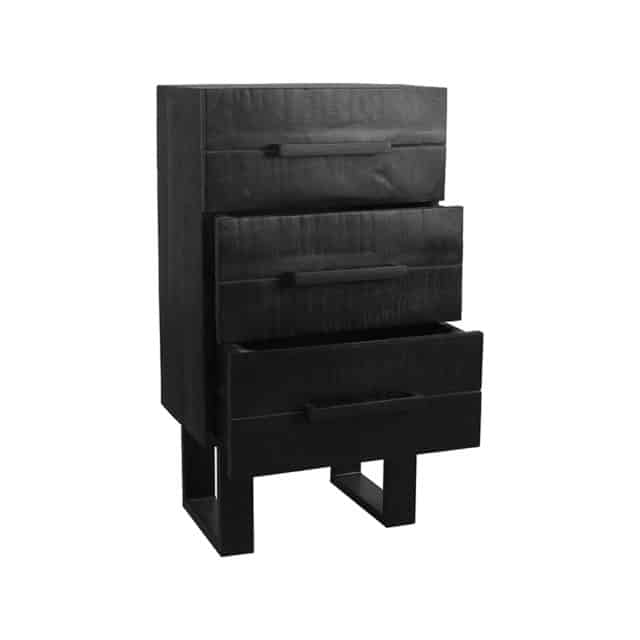 Kommode Santos 8211 Schwarz 8211 Mangoholz 8211 Label51 8211 Rhb Home Amp Living