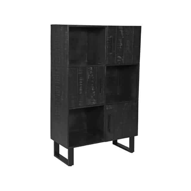 Ablageschrank Santos 8211 Schwarz 8211 Mangoholz 8211 Label51 8211 Rhb Home Amp Living