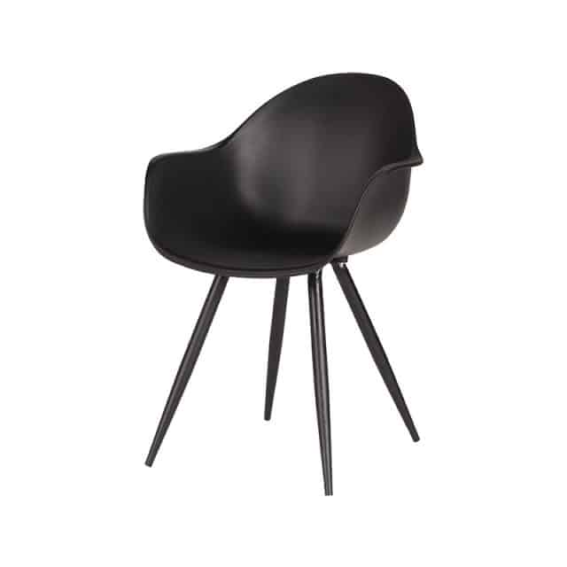 Esszimmerstuhl Luca 8211 Schwarz 8211 Kunststoff 8211 Label51 8211 Rhb Home Amp Living