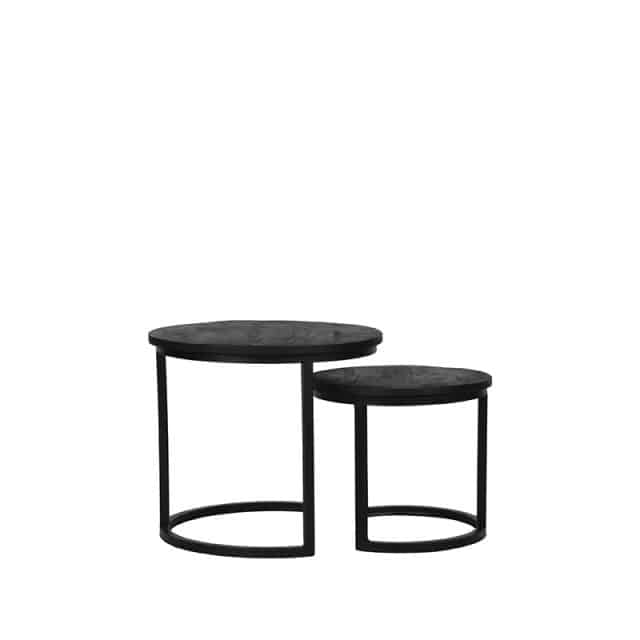 Couchtisch Duo 8211 Schwarz 8211 Mangoholz 8211 Rhb Home Amp Living