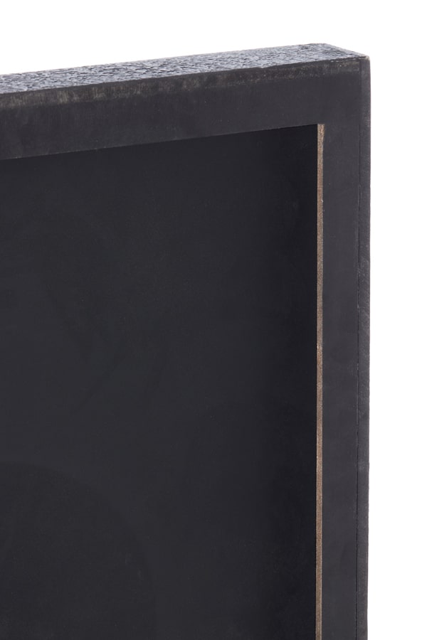 Wanddekoration Colina 8211 80x8x60 cm 8211 Holz 8211 Matt Schwarz 8211 Rhb Home Amp Living