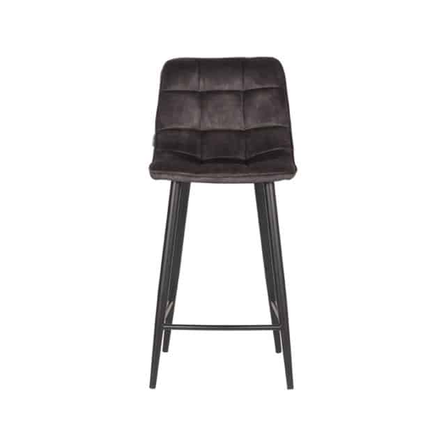Barhocker Jelt 8211 Anthrazit 8211 Velours 8211 Sitzhöhe 65 8211 Label51 8211 Rhb Home Amp Living
