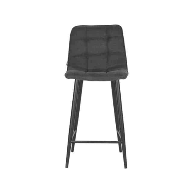 Barhocker Jelt 8211 Anthrazit 8211 Synthetik 8211 Sitzhöhe 65 8211 Label51