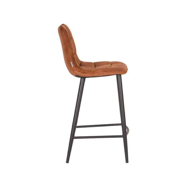 Barhocker Jelt 8211 Ocker 8211 Velours 8211 Sitzhöhe 65 8211 Label51 8211 Rhb Home Amp Living