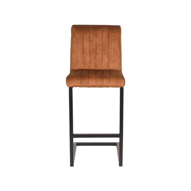 Barhocker Milo 8211 Ocker 8211 Velours 8211 Sitzhöhe 65 8211 Label51 8211 Rhb Home Amp Living
