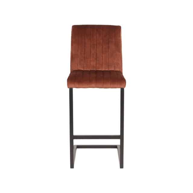 Barhocker Milo 8211 Rust 8211 Velour 8211 Sitzhöhe 65 8211 Label51 8211 Rhb Home Amp Living
