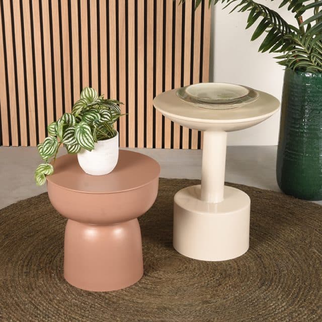 Beistelltisch Rif 8211 Beige 8211 Metall 8211 Label51 8211 Rhb Home Amp Living