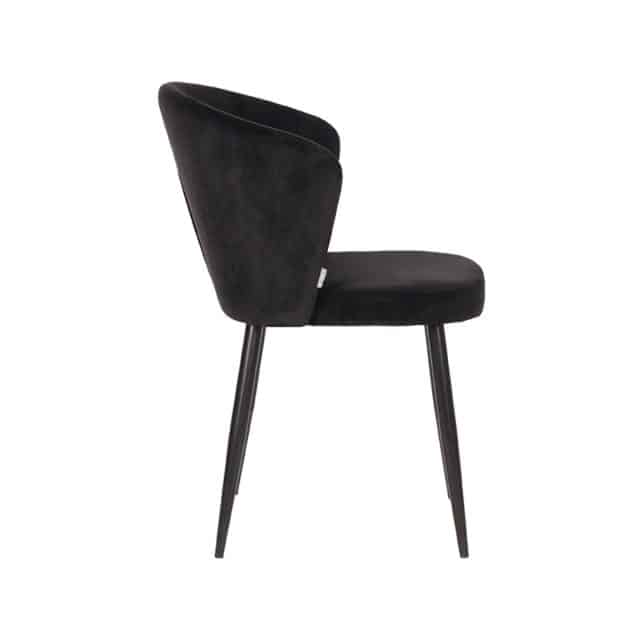 Esszimmerstuhl Wave 8211 Schwarz 8211 Samt 8211 Label51 8211 Rhb Home Amp Living