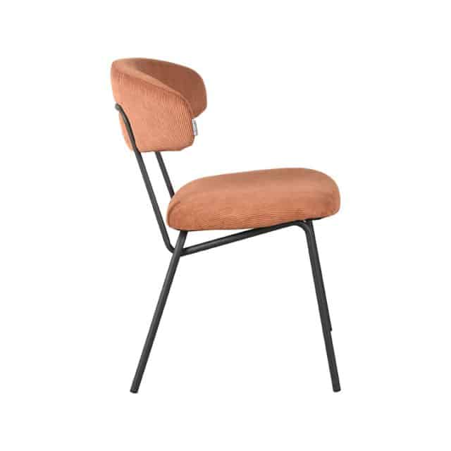 Esszimmerstuhl Zack 8211 Rust 8211 Rib Velvet 8211 Label51 8211 Rhb Home Amp Living