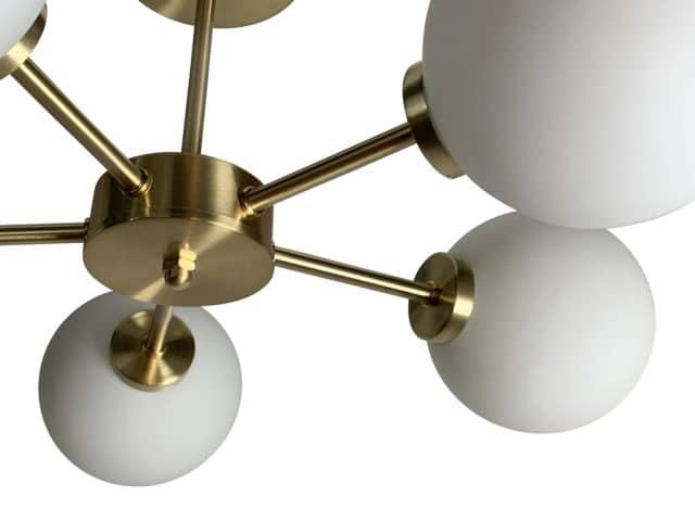 Hängeleuchte Edmond 8211 Satin Gold 8211 Rund 5 Lampen 8211 Opjet 8211 Rhb Home Amp Living