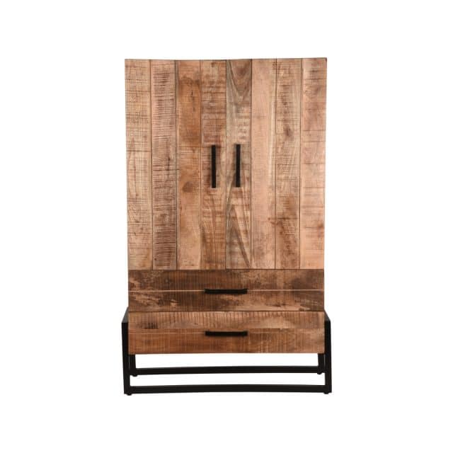Aufbewahrungsschrank Bolivia 8211 Roh 8211 Mangoholz 8211 2 Türen 8211 Label51 8211 Rhb Home Amp Living