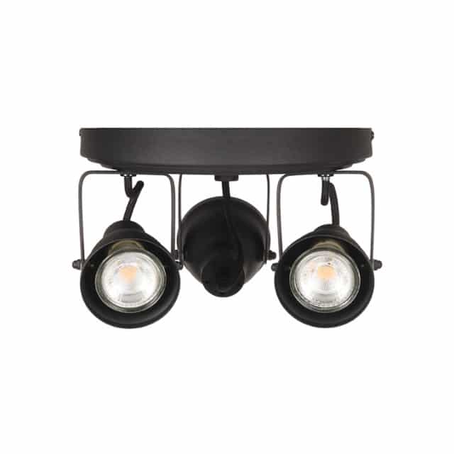 Spot Max Led 8211 Schwarz 8211 Metall 8211 3 Lichter 8211 Label51 8211 Rhb Home Amp Living