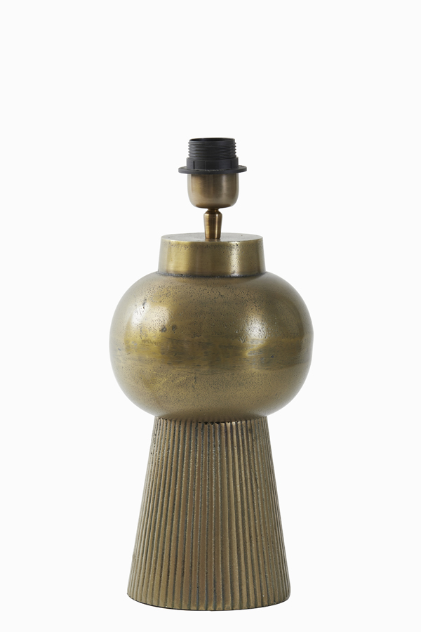 Lampenfuß 18 215 33 Cm Shaka Antique Bronze