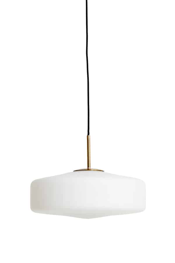 Hängeleuchte Pleat 8211 30 215 17 Cm 8211 Glas Matt Weiß Gold 8211 Rhb Home Amp Living