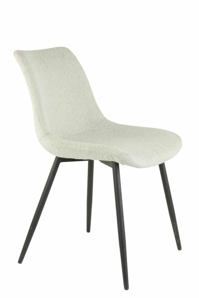 Esszimmerstuhl Kate 8211 58 5 215 47 5 215 82 5 Cm 8211 Boucl Creme Schwarz 8211 Rhb Home Amp Living