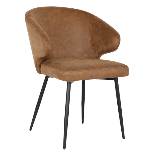 Esszimmerstuhl Pete 8211 Microleather Cognac 8211 Rhb Home Amp Living