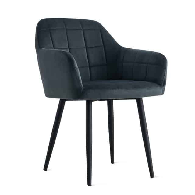Esszimmerstuhl Praia 8211 Samt Schwarz 8211 Rhb Home Amp Living