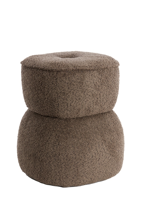 Fußhocker Leyla 8211 40 215 46 Cm 8211 Braun 8211 Rhb Home Amp Living