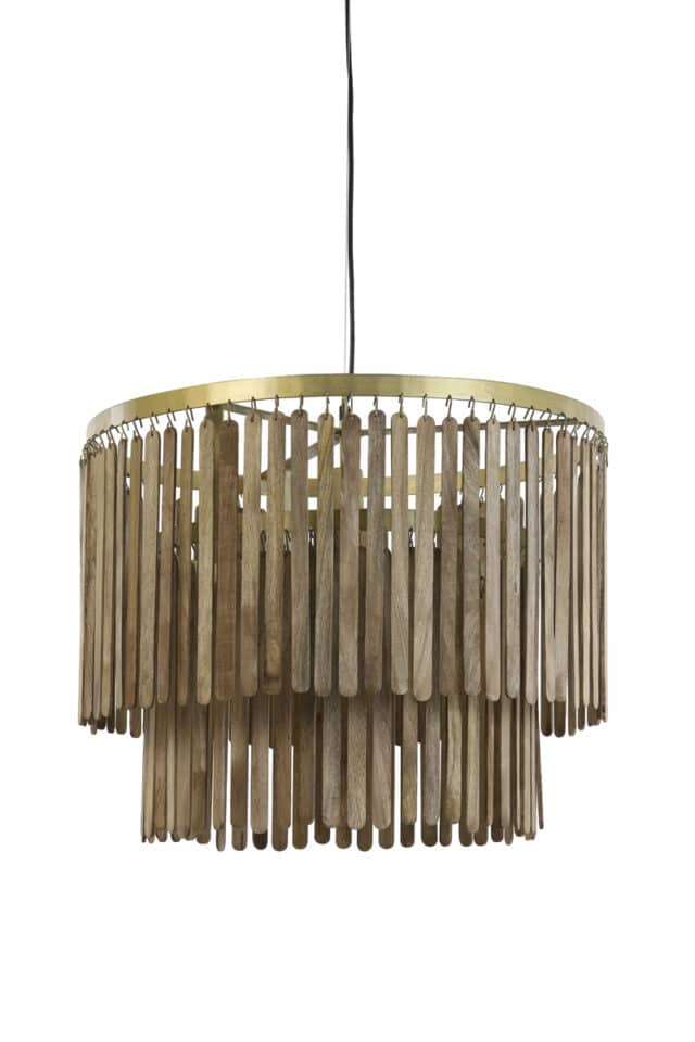 Hängeleuchte Gularo 8211 60 215 43 Cm 8211 Holz Braun Bronze 8211 Rhb Home Amp Living