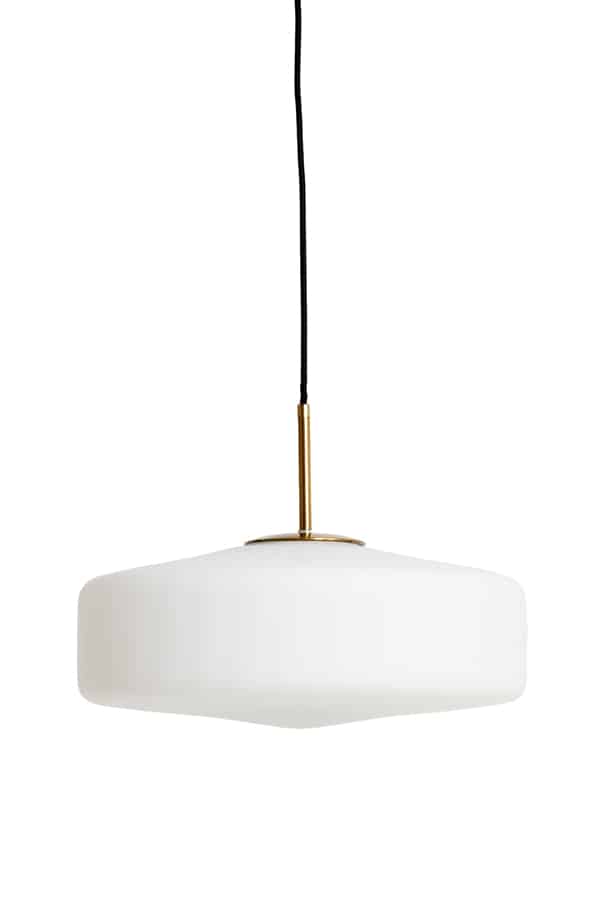 Hängeleuchte Pleat 8211 40 215 17 Cm 8211 Glas 8211 Matt Weiß Gold 8211 Rhb Home Amp Living