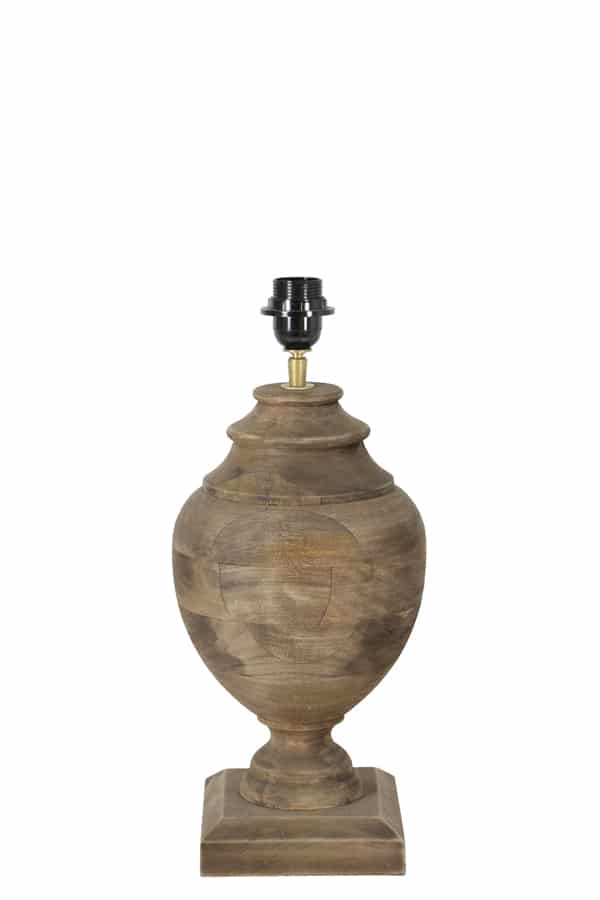 Lampenständer Quadratisch 8211 Milazzo 8211 20 215 45 Cm 8211 Holz 8211 Rhb Home Amp Living