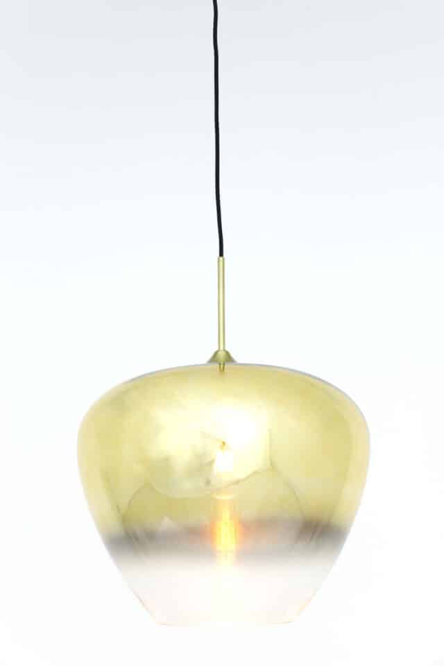 Hängeleuchte Mayson 8211 40 215 34 Cm 8211 Glas Gold Klar Gold 8211 Rhb Home Amp Living