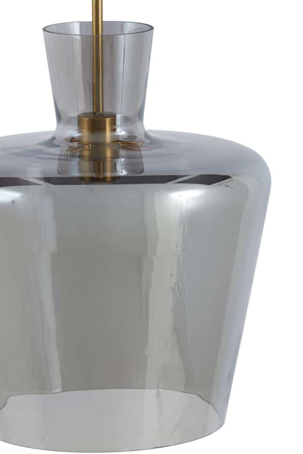 Pendelleuchte Myles 8211 25 215 31 Cm 8211 Rauchglas Antique Bronze 8211 Rhb Home Amp Living