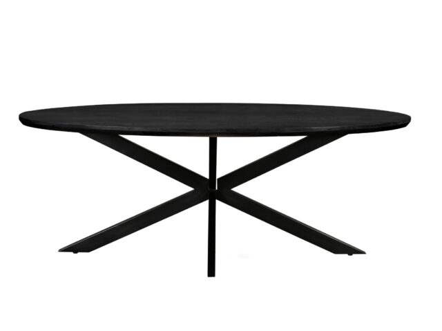Esstisch Jesper 8211 Oval 8211 Schwarz 8211 240 Cm 8211 Rhb Home Amp Living