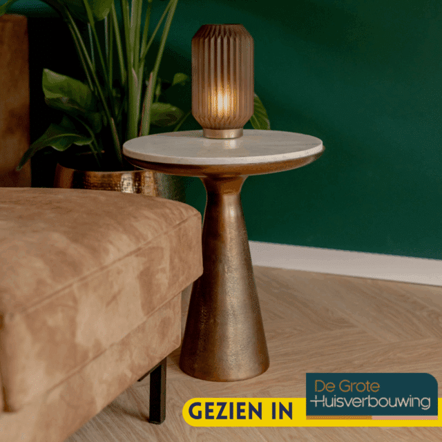 Beistelltisch Essy Large 8211 Weißer Marmor 8211 45 Cm 8211 Rhb Home Amp Living