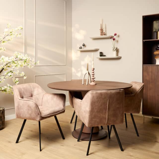 Esszimmerstuhl Emma 8211 Samt Taupe 8211 Rhb Home Amp Living
