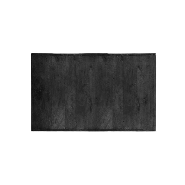Eetkamertafel Tafelblad Straight Edge 8211 Zwart 8211 Mangohout 8211 120 Cm Straight 8211 Rhb Home Amp Living