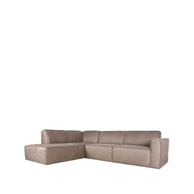 Sofa Kay 8211 Taupe 8211 Mikrofaser 8211 Ottomane 2 5 Sitzer 8211 Label51 8211 Rhb Home Amp Living
