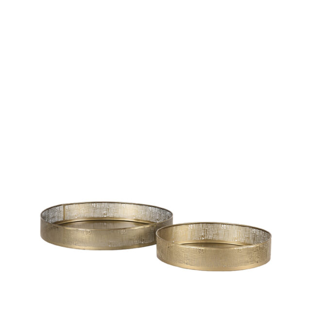 Tabletts 8211 Antik Gold 8211 Metall 8211 Rhb Home Amp Living