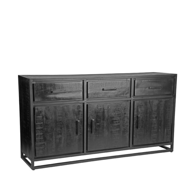 Sideboard Chili 8211 Schwarz 8211 Mangoholz 8211 Label51 8211 Rhb Home Amp Living