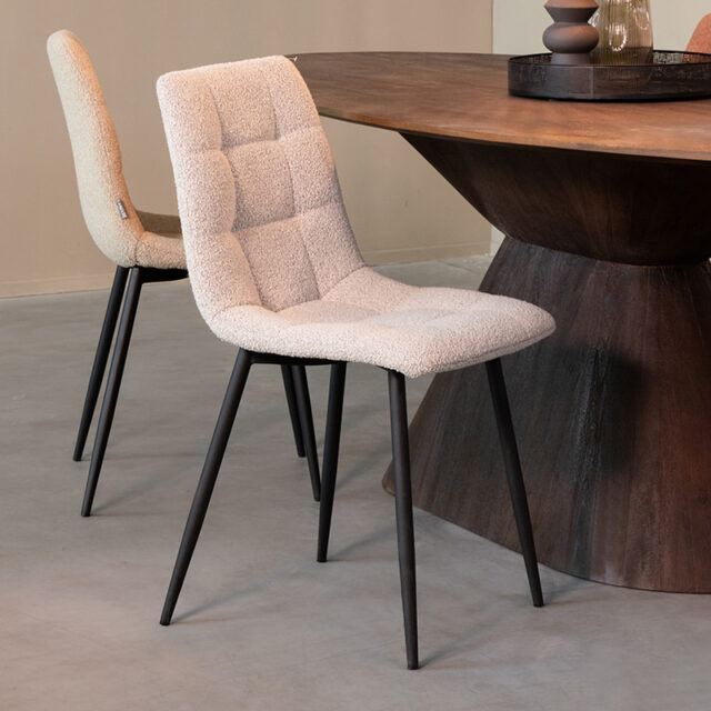 Esszimmerstuhl Juul 8211 Natural 8211 Boucle 8211 Rhb Home Amp Living