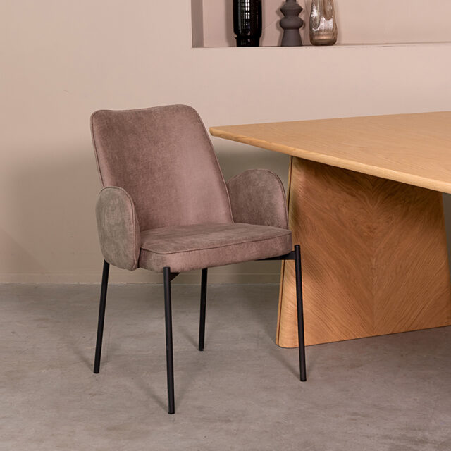 Esszimmerstuhl Joni 8211 Taupe 8211 Mikrofaser 8211 Label51 8211 Rhb Home Amp Living