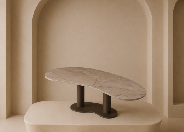Esstisch im organischen Stil